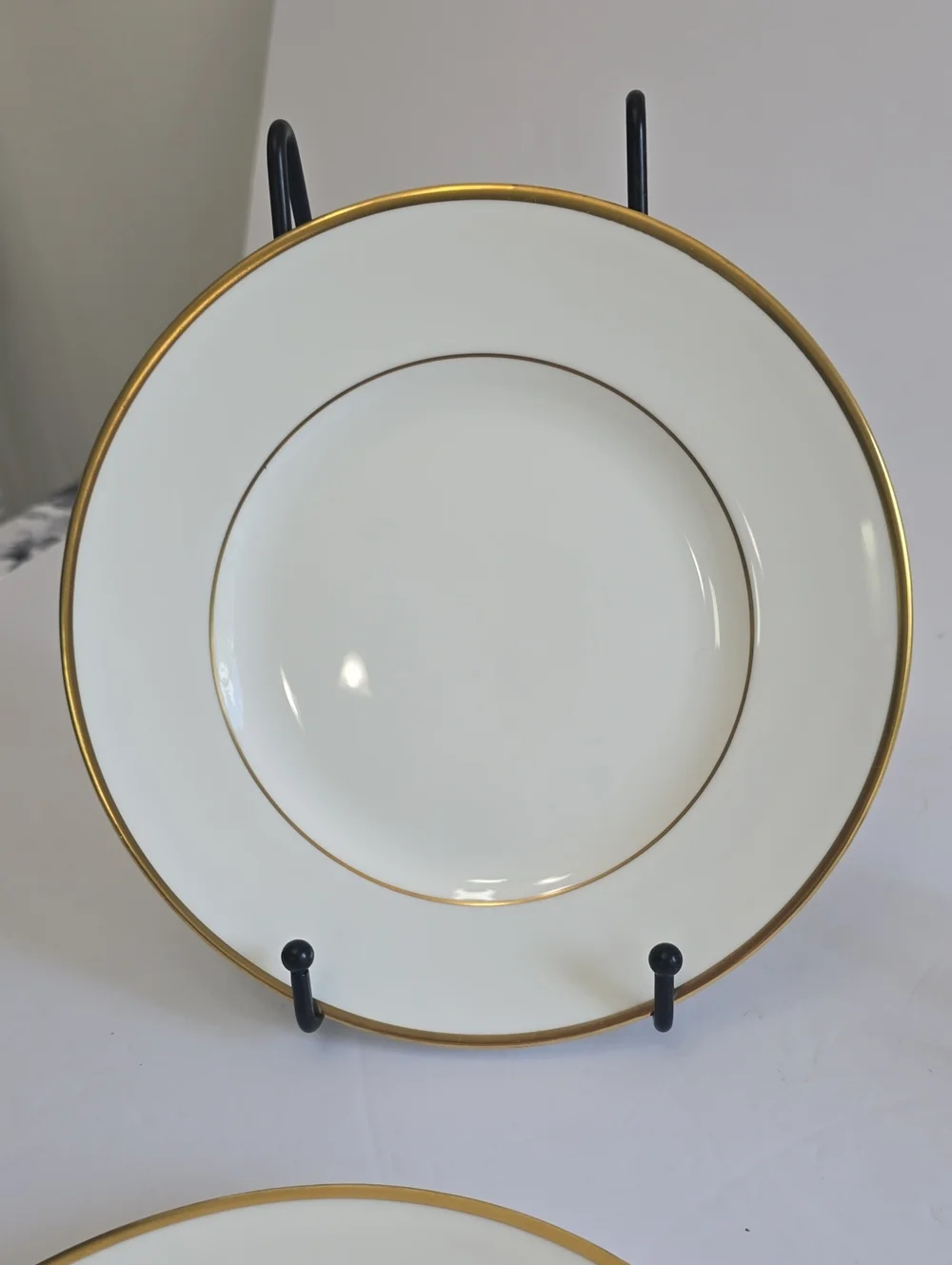 Wedgwood Set Of 4 California Bone China Salad Plates Ivory W4377 Made In England